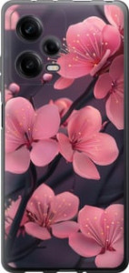 Чехол Пурпурная сакура для Xiaomi Redmi Note 12 Pro 5G