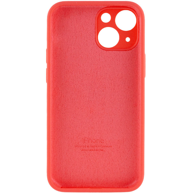 Фото Чехол Silicone Case Full Camera Protective (AA) для Apple iPhone 14 Plus (6.7") (Оранжевый / Pink citrus) на vchehle.ua