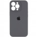 Чохол Silicone Case Full Camera Protective (AA) на Apple iPhone 13 Pro Max (6.7") (Сірий / Dark Gray)