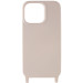 Фото Чохол TPU two straps California на Apple iPhone 12 Pro / 12 (6.1") (Бежевий / Antigue White) на vchehle.ua