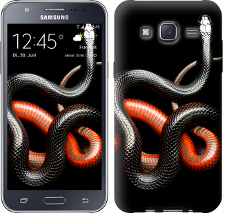

Чохол Червоно-чорна змія на чорному тлі на Samsung Galaxy J5 (2015) J500H 482005