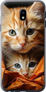 Чехол Котики 2 для Samsung Galaxy J3 (2017)