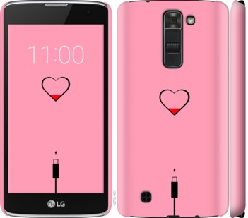 

Чехол Подзарядка сердца1 для LG K7 730201