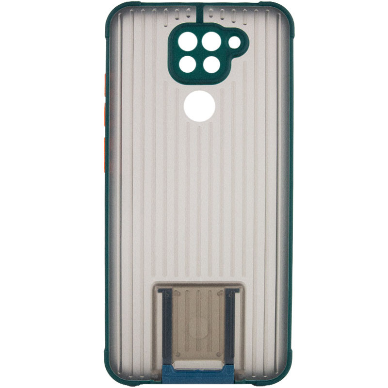 

TPU+PC чохол Bracket на Xiaomi Redmi Note 9 / Redmi 10X (Зелений) 1210266