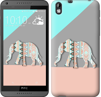 

Чохол Візерунчастий слон на HTC Desire 816 224617