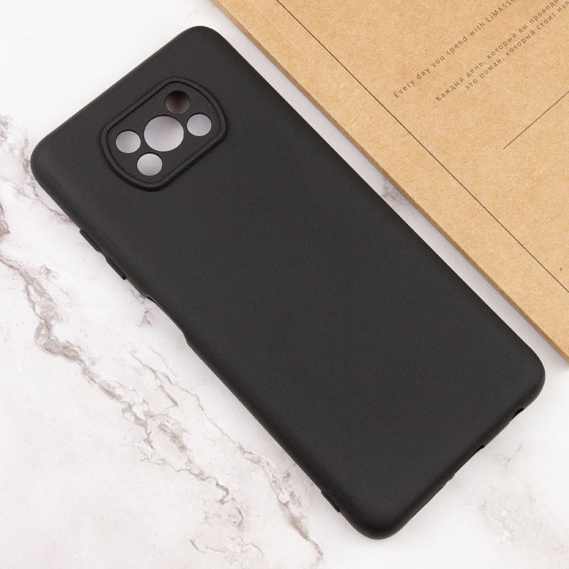 Чехол Silicone Cover Lakshmi Full Camera (A) для Xiaomi Poco X3 NFC / Poco X3 Pro (Черный / Black) в магазине vchehle.ua