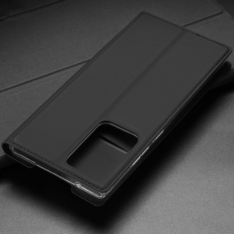 Фото Чохол-книжка Dux Ducis з кишенею для візиток на Samsung Galaxy Note 20 Ultra (Чорний) в маназині vchehle.ua