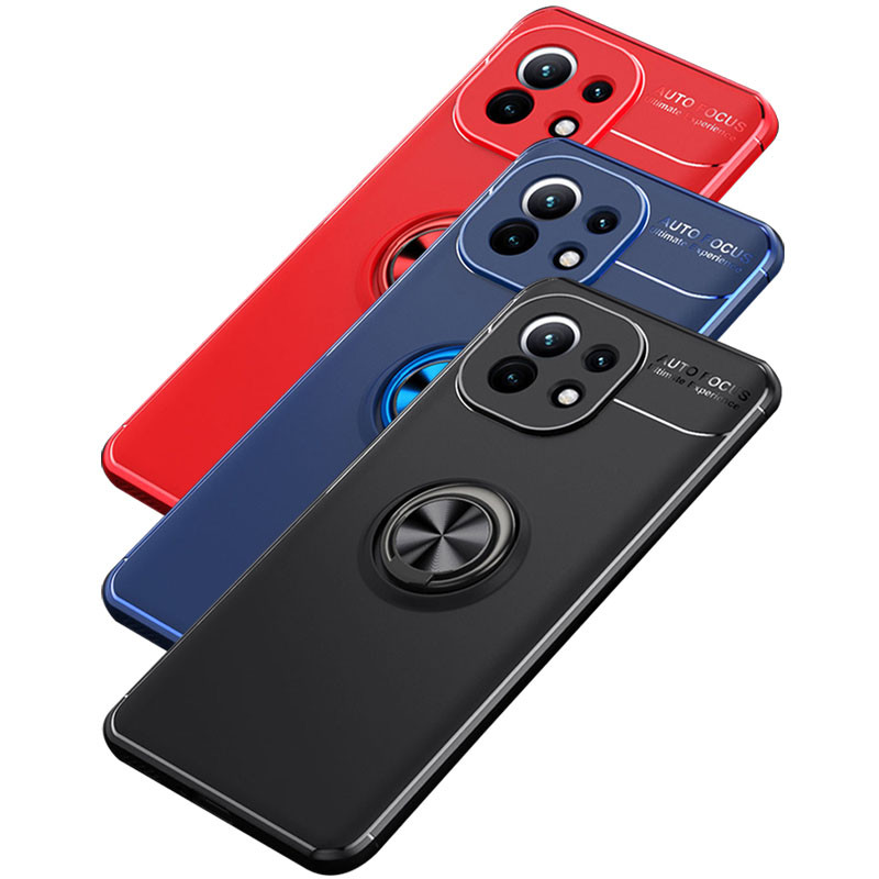 TPU чехол Deen ColorRing под магнитный держатель (opp) для Xiaomi Mi 11
