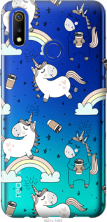 

Чехол Единорог и кофе для Realme 3 942034