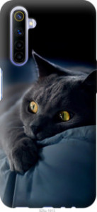 Чехол Дымчатый кот для Realme 6
