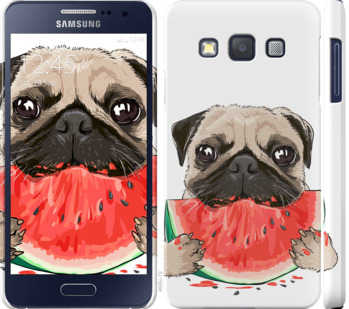 

Чохол Мопс і кавун на Samsung Galaxy A3 A300H 843446