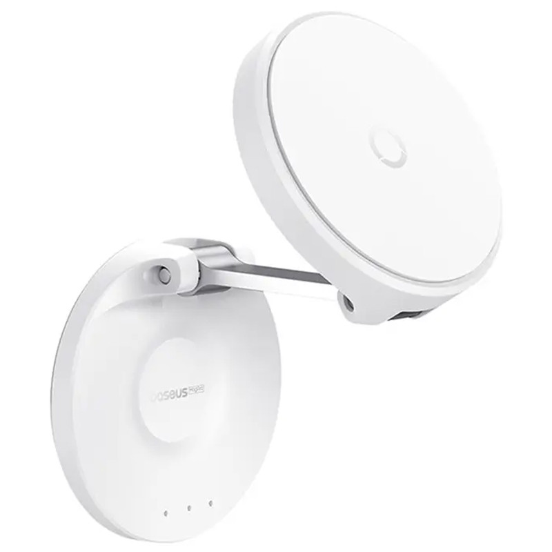 Держатель для телефона Baseus MagPro Magnetic Foldable Phone Mount (B10564101) (White)
