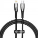 Дата кабель Baseus Glimmer Series Fast Charging Data Cable Type-C to Lightning 20W 1m (CADH000001) (Black)