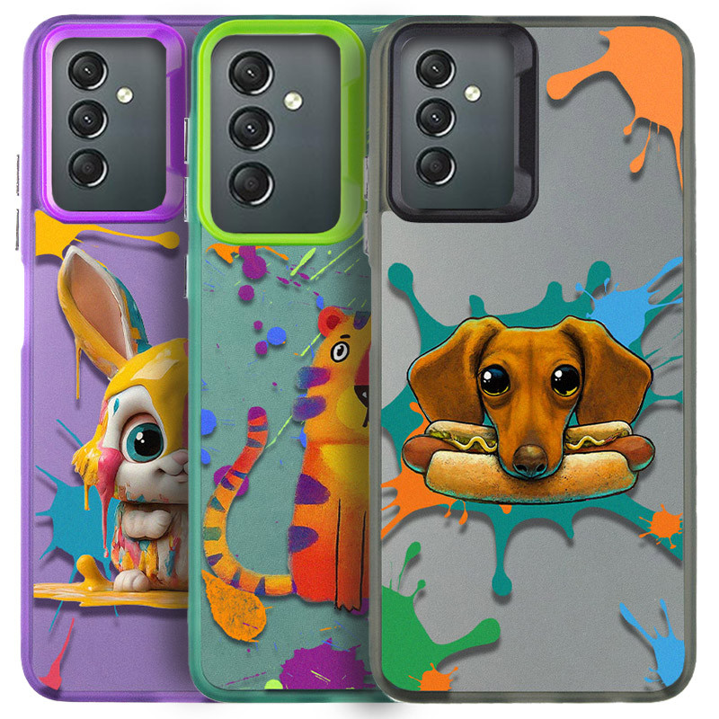 TPU+PC чохол TakiTaki Graffiti magic glow на Samsung Galaxy A24 4G