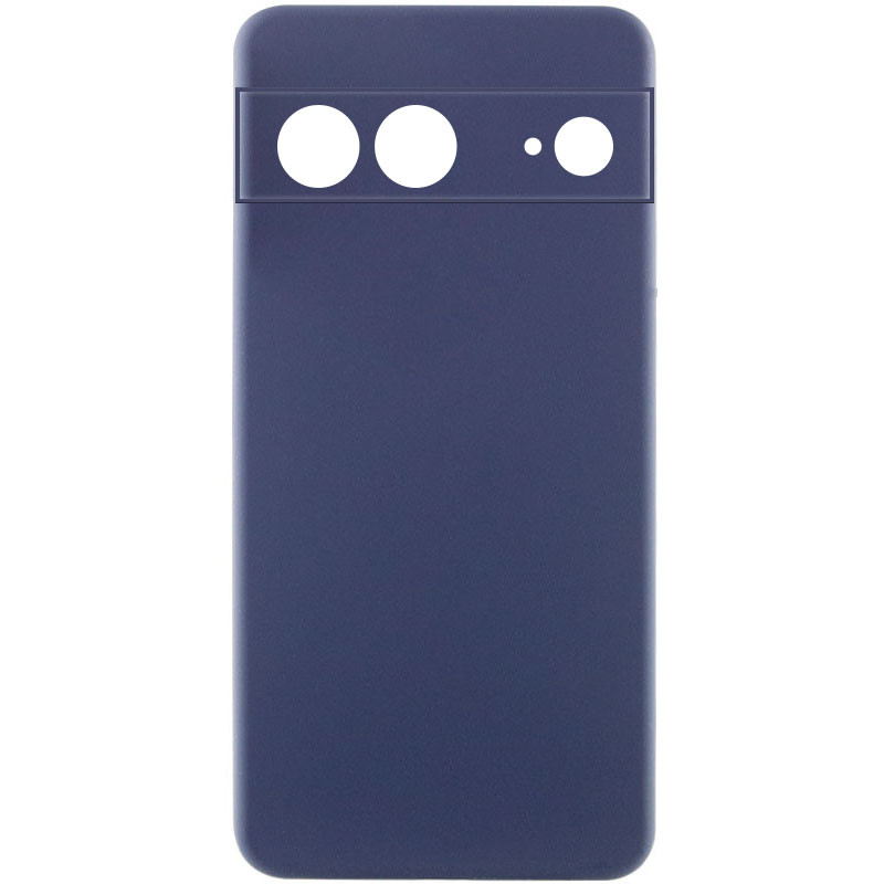 Чохол Silicone Cover Lakshmi Full Camera (AA) на Google Pixel 7 (Синій / Midnight blue)