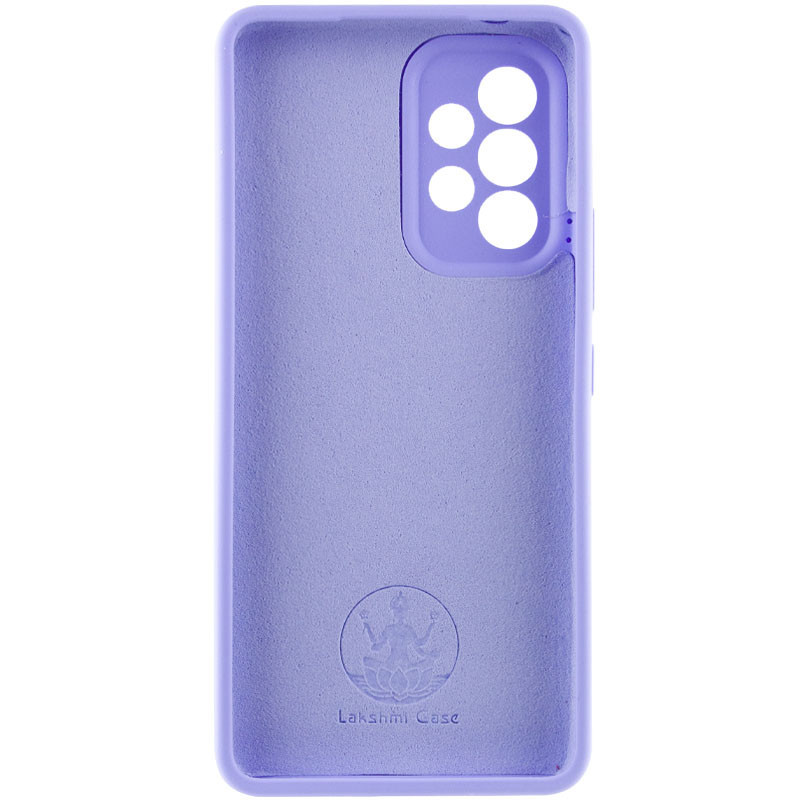 Фото Чехол Silicone Cover Lakshmi Full Camera (AAA) with Logo для Samsung Galaxy A53 5G (Сиреневый / Dasheen) на vchehle.ua