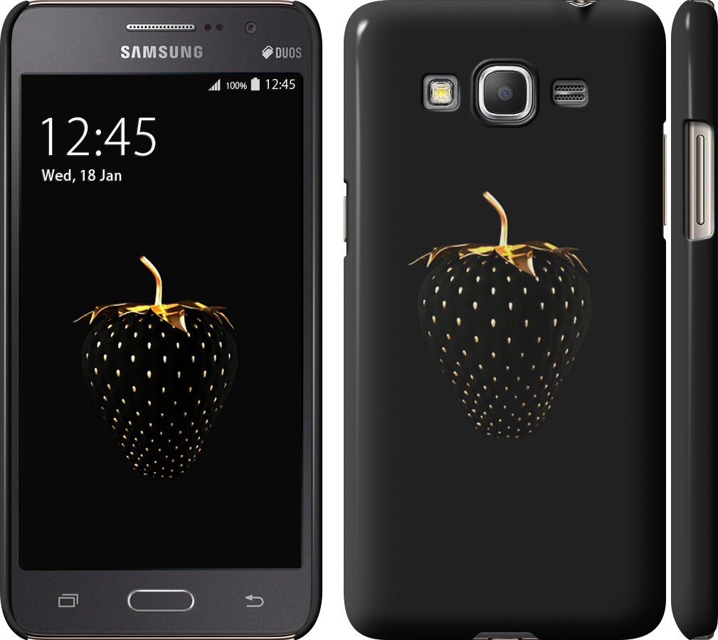 

Чохол Чорна полуниця на Samsung Galaxy Grand Prime G530H 97767