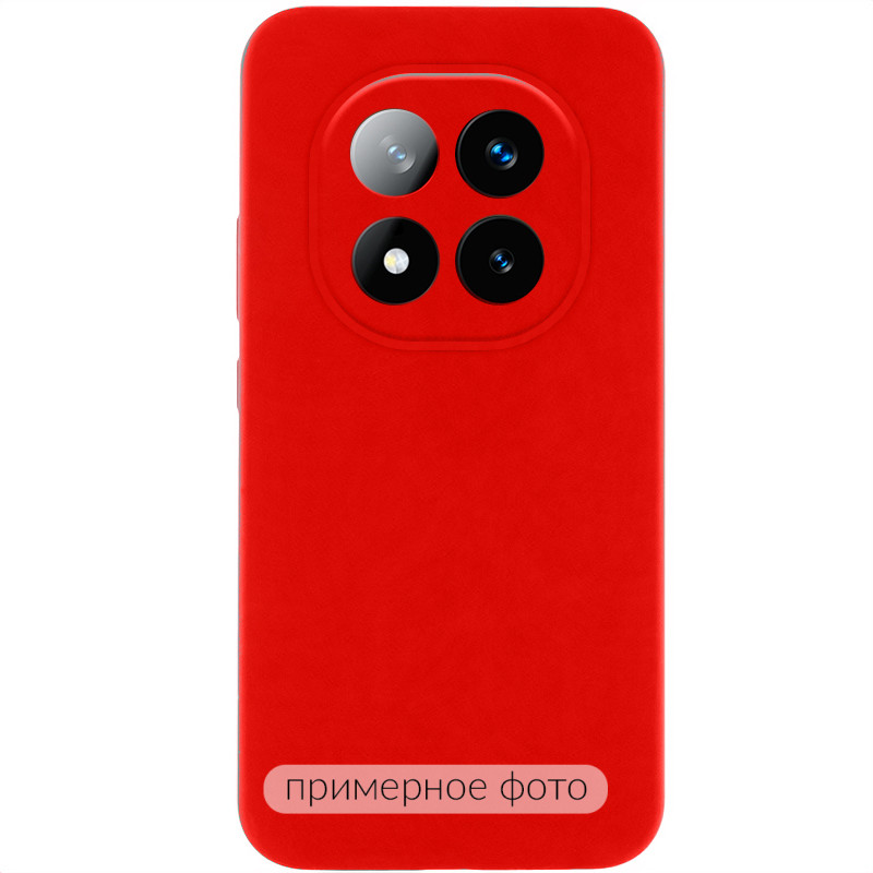 Чохол Silicone Cover Lakshmi Full Camera (AAA) на Xiaomi Redmi A5 / Poco C71 (Червоний / Red)