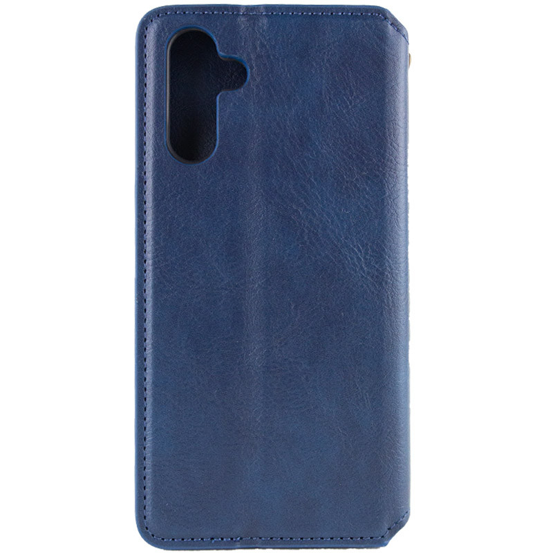 Фото Шкіряний чохол книжка GETMAN Cubic (PU) на Samsung Galaxy M14 5G (Синій) на vchehle.ua