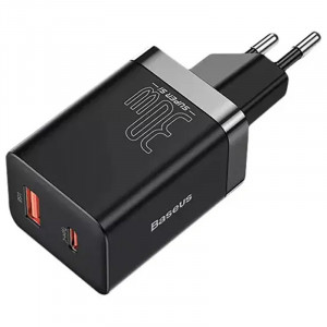 МЗП Baseus Super Si Pro Quick Charger 30W (1USB-A/1C) (CCSUPP-E)