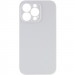 Чехол Silicone Case Full Camera Protective (AA) NO LOGO для Apple iPhone 15 Pro Max (6.7") (Белый / White)