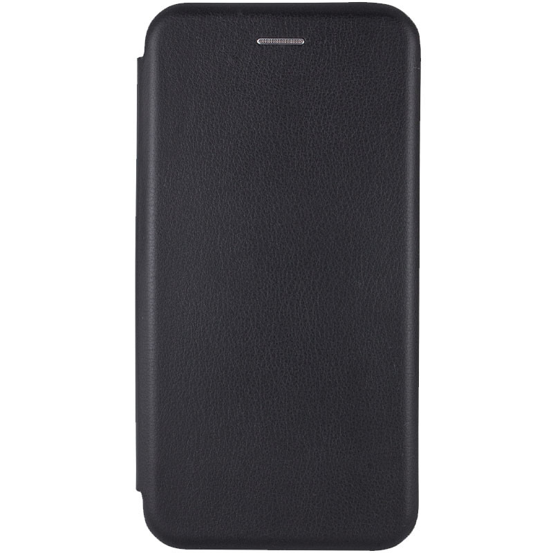Кожаный чехол-книжка Classy для Xiaomi Redmi 10 (Черный)