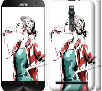 

Чохол Дівчина з келихом на Asus Zenfone 2 ZE551ML 841843