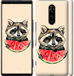 

Чехол Енотик с арбузом для Sony Xperia XZ4 799800
