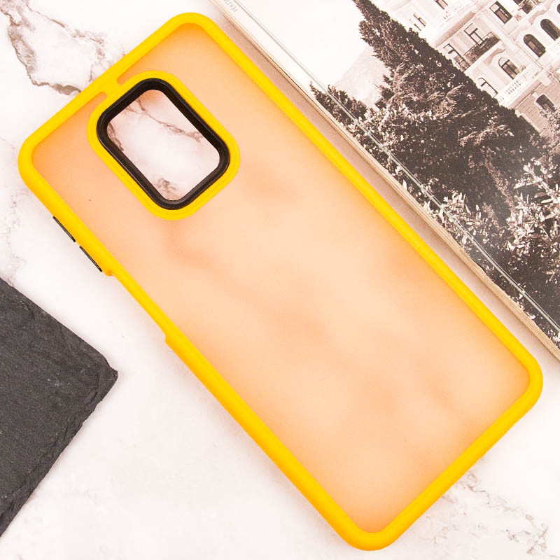 Чехол TPU+PC Lyon Frosted для Xiaomi Redmi Note 9s / Note 9 Pro / Note 9 Pro Max (Orange) в магазине vchehle.ua