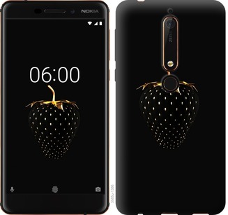

Чехол Черная клубника для Nokia 6.1 687505