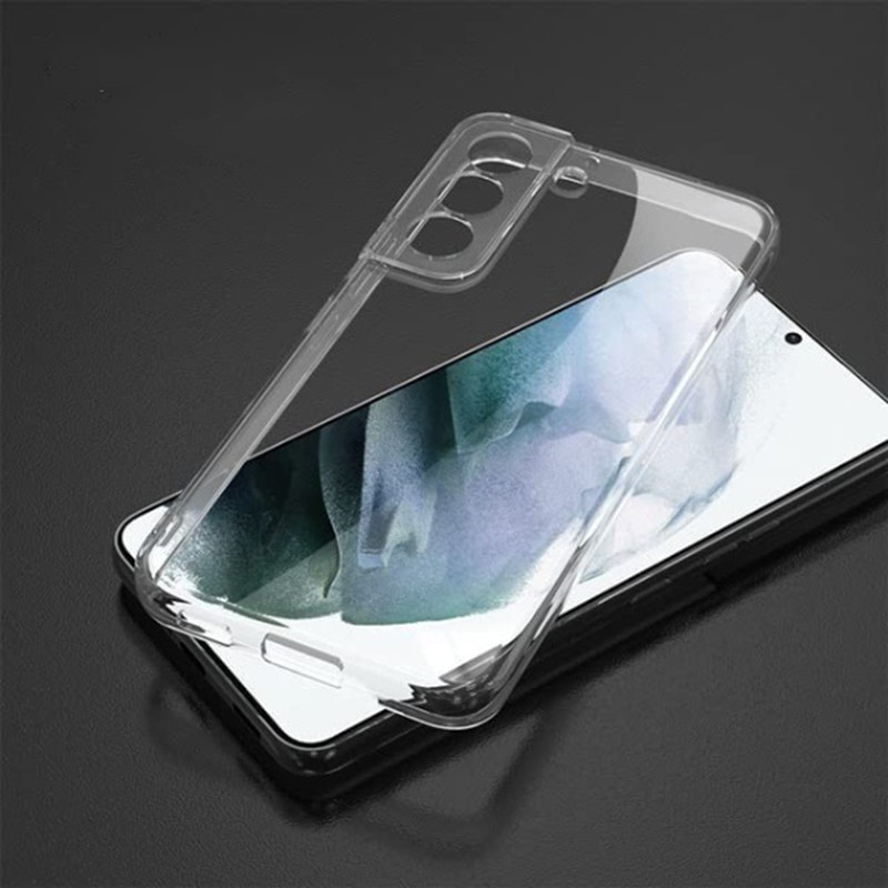 Фото TPU чохол Epic Transparent 1,5mm Full Camera на Samsung Galaxy S21 FE (Прозорий (прозорий)) в маназині vchehle.ua