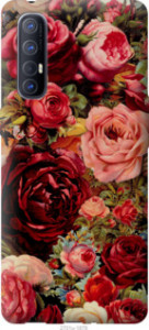 Чехол Цветущие розы для Oppo Reno 3 Pro