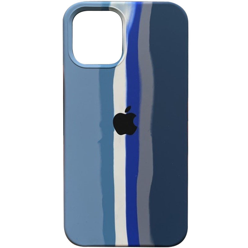 

Чохол Silicone case Full Rainbow на Apple iPhone 13 (6.1") (Блакитний / Синій) 1187749