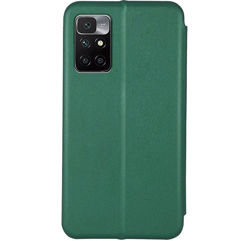 Фото Кожаный чехол-книжка Classy для Xiaomi Redmi 10 (Зеленый) на vchehle.ua