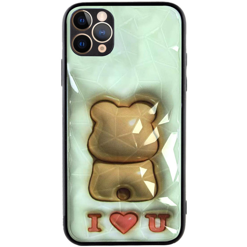 TPU+PC чохол Prisma Fluffie на Apple iPhone 11 Pro (5.8") (Bear)