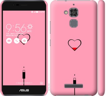 

Чехол Подзарядка сердца1 для Asus Zenfone 3 Max ZC520TL 730461