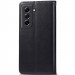 Купити Шкіряний чохол-книжка GETMAN Gallant (PU) для Samsung Galaxy S21 FE (Чорний) на vchehle.ua