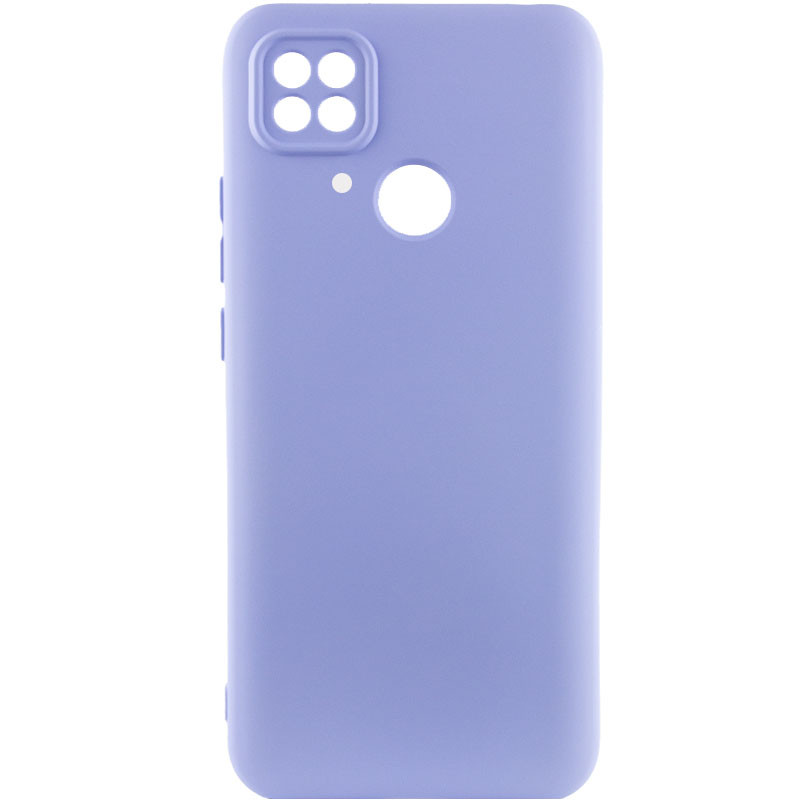 Чехол Silicone Cover Lakshmi Full Camera (A) для Xiaomi Poco C40 (Сиреневый / Dasheen)