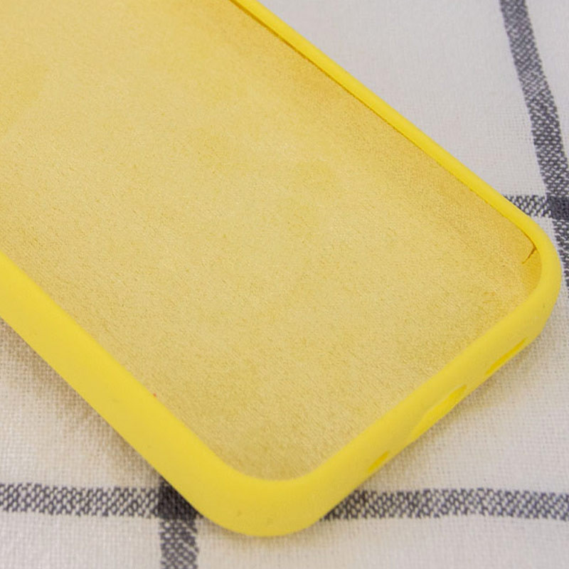 Фото Чехол Silicone Case Full Protective (AA) NO LOGO для Apple iPhone 14 Pro Max (6.7") (Желтый / Yellow) в магазине vchehle.ua