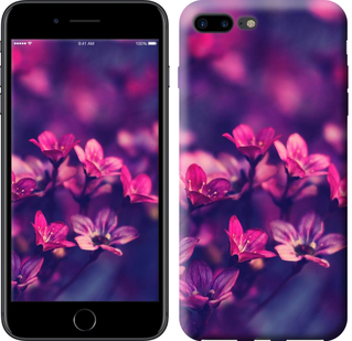 

Чехол Пурпурные цветы для iPhone 8 Plus 657868