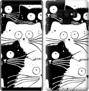 Чехол Коты v2 для Samsung Galaxy Note 9 N960F