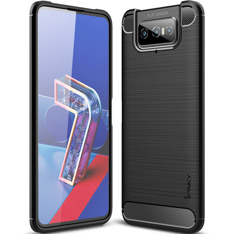 

TPU чохол iPaky Slim Series на Asus Zenfone 7 (ZS670KS) (Чорний) 1068858