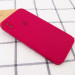 Фото Чехол Silicone Case Square Full Camera Protective (AA) для Apple iPhone XS / X (5.8") (Красный / Rose Red) на vchehle.ua