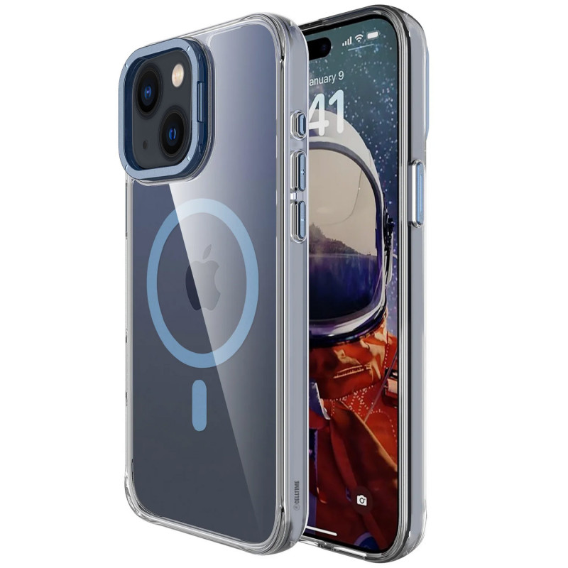 Чехол TPU Space Case Apex with Magnetic Safe для Apple iPhone 14 Plus / 15 Plus (6.7") (Navy Blue)