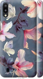 Чехол Нарисованные цветы для Samsung Galaxy M10