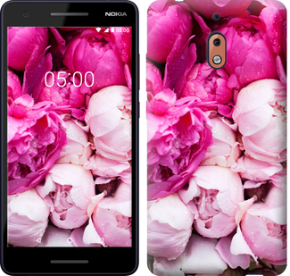 

Чехол Розовые пионы для Nokia 2.1 668012
