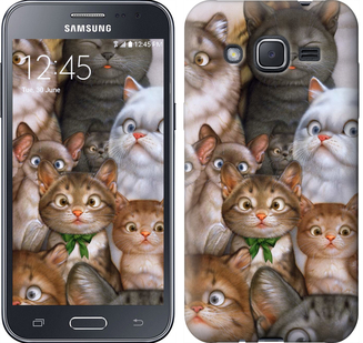 

Чехол коты для Samsung Galaxy J2 J200H 476361