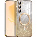 TPU чохол Delight case with Magnetic Safe з захисними лінзами на камеру на Samsung Galaxy S20 FE (Золотий / Gold)