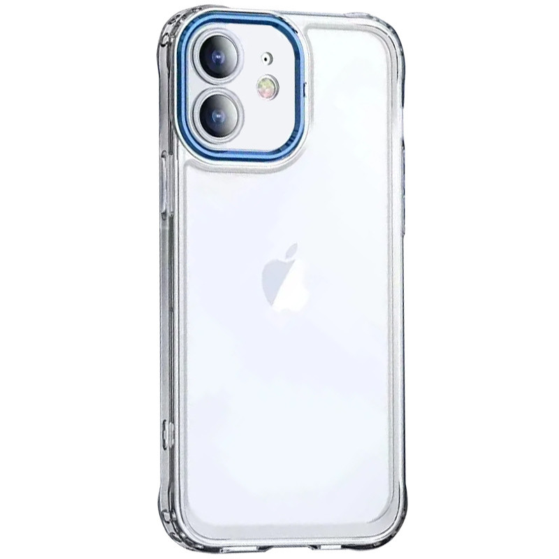 

TPU+PC чохол ColorCam на Apple iPhone 11 (6.1") (Прозорий / Синій) 1557195