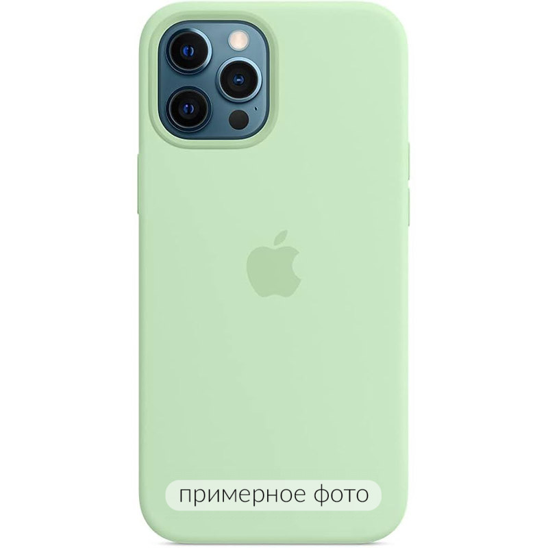 Чохол Silicone Case Full Protective (AA) на Apple iPhone 16 Pro Max (6.9") (Зелений / Pistachio)